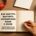 Как быстро выучить украинский язык с нуля: пошаговый план для начинающих