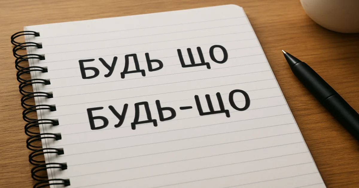 Як правильно пишеться «будь що» чи «будь-що»