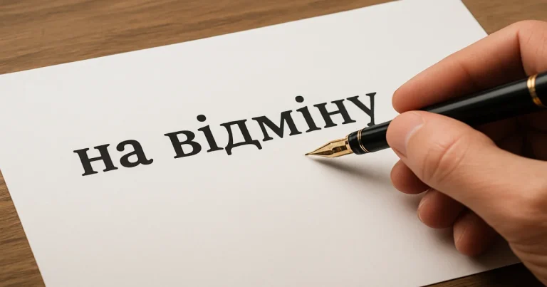 Як правильно пишеться «на відміну» — разом чи окремо